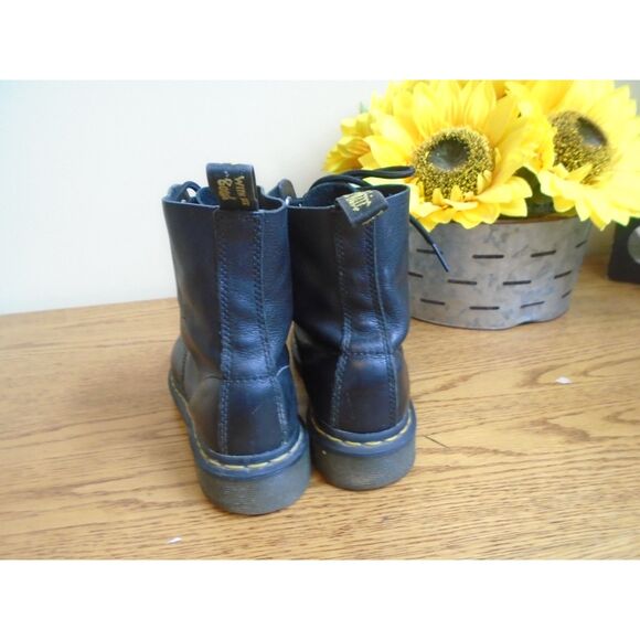 Dr. Martens 1460 Pascal soft Leather Black boots size US 6 - Picture 3 of 8